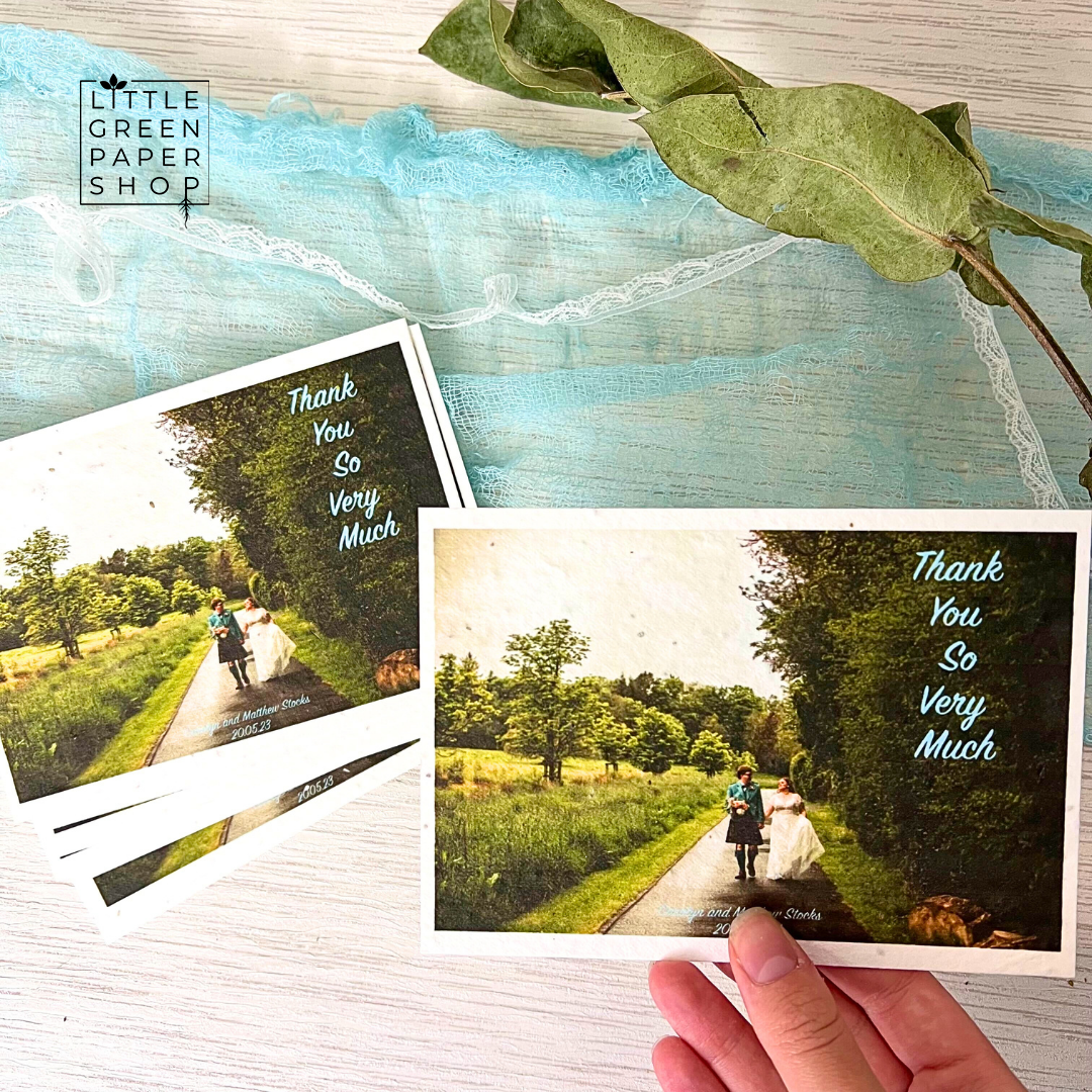 Eco-friendly Promotional Merchandise Postcards Little Green Paper Shop