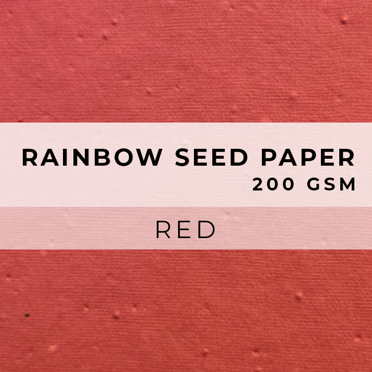 Coloured Seed Paper Rainbow - 200gsm