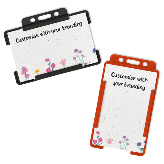 Conference ID Name Badges with Biodegradable Holder (without individual names)