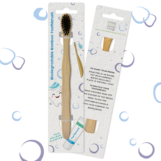 Eco-Friendly Bamboo Toothbrush - Clean Teeth