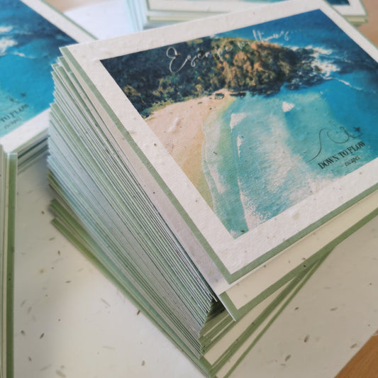 Eco-friendly Flyers A4 Prints on Seed Paper | Little Green Paper Shop