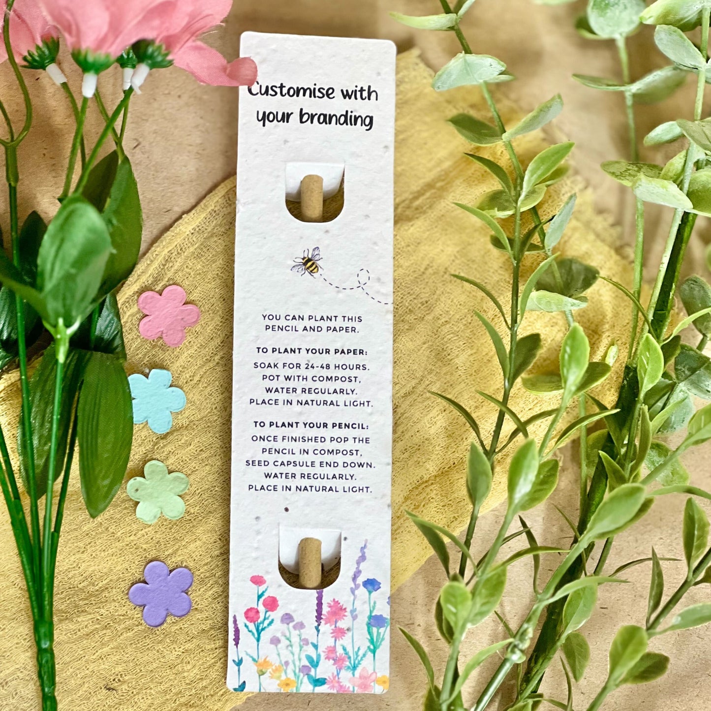 Customisable Eco-Friendly Plant-a-Pencil (BRANDED PENCIL)