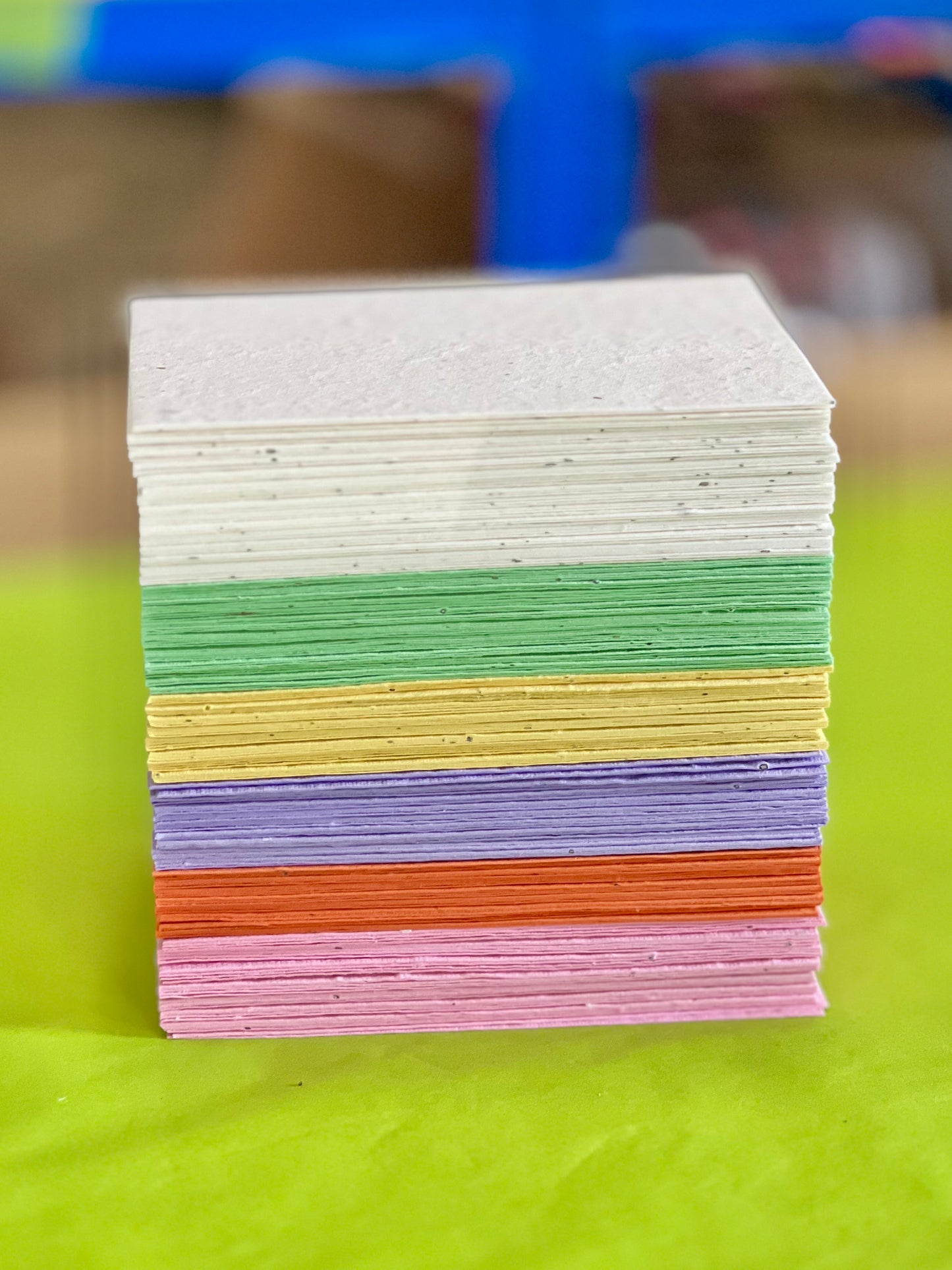 Coloured Seed Paper Rainbow - 200gsm