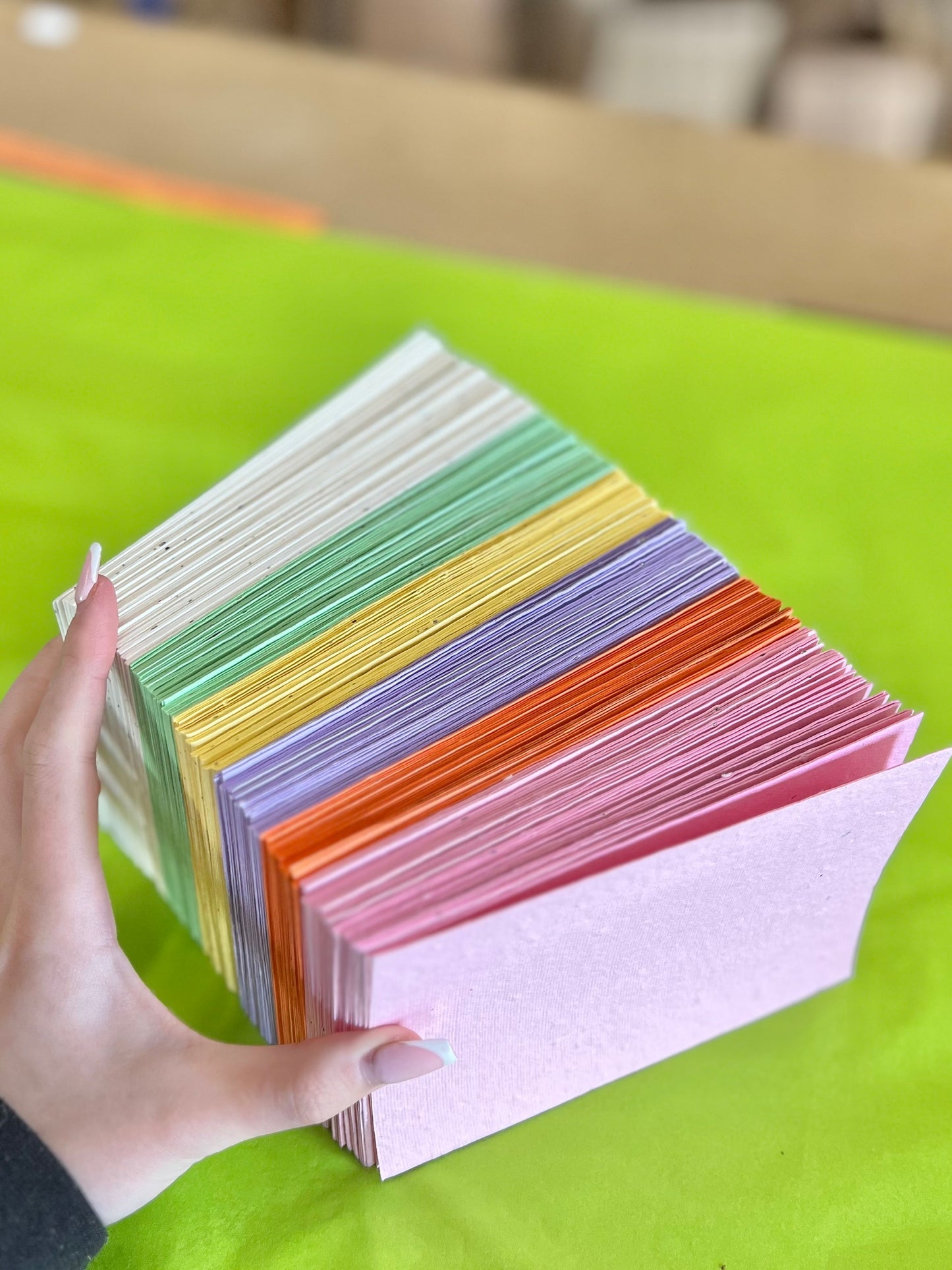 Coloured Seed Paper Rainbow - 200gsm