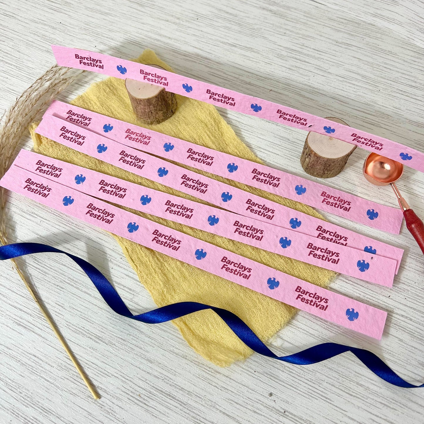 Seed Paper Wristbands from Little Green Paper Shop Eco-friendly