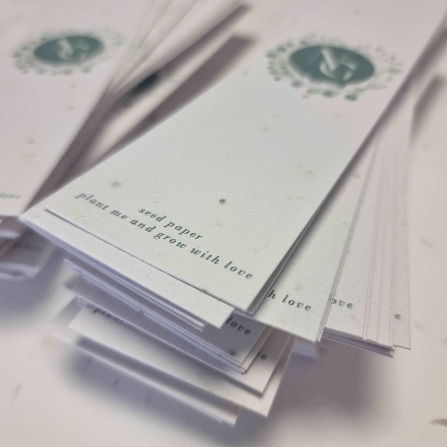 Plantable Seed Paper Bookmarks Little Green Paper Shop