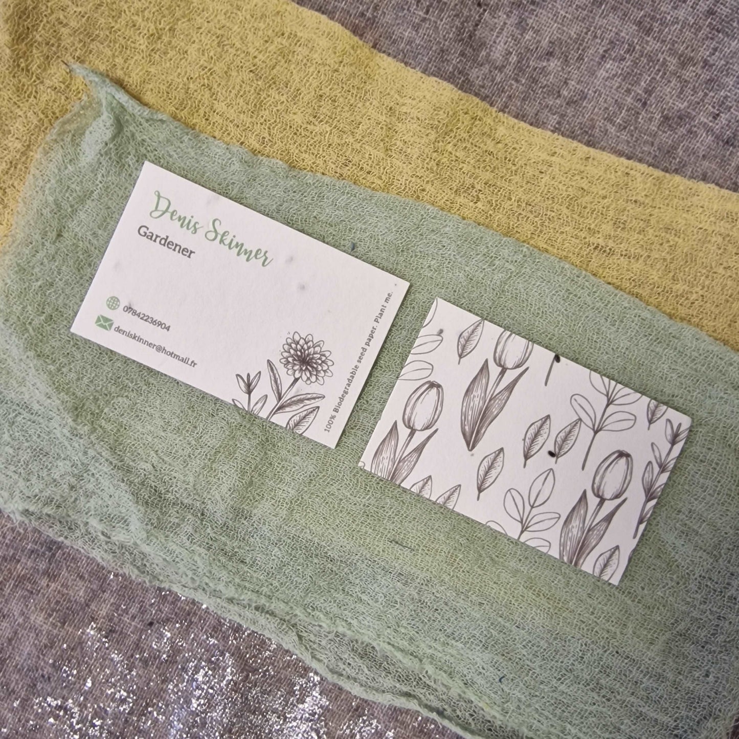 Plantable Business Cards Eco friendly Seed Paper Business Cards