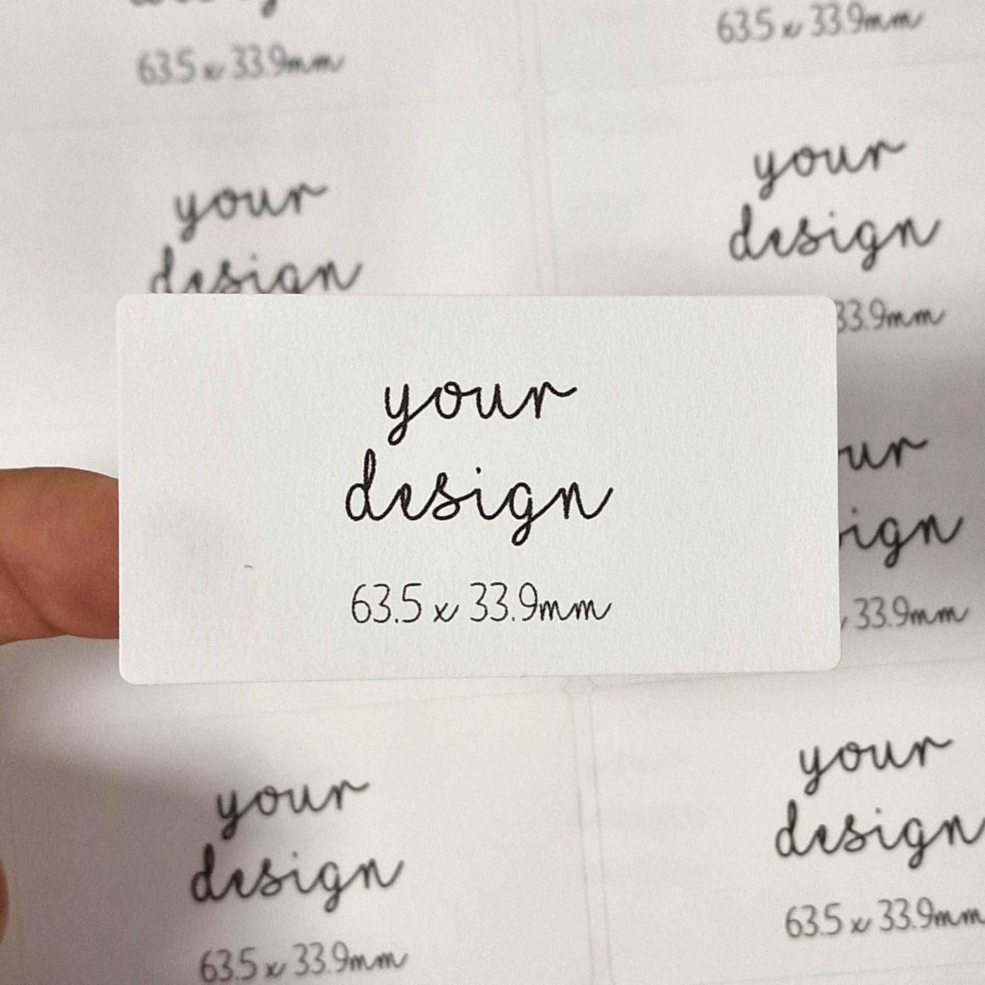 Plantable Seed Paper Rectangle 63 x 34 mm Biodegradable Sticker Labels  Little Green Paper Shop