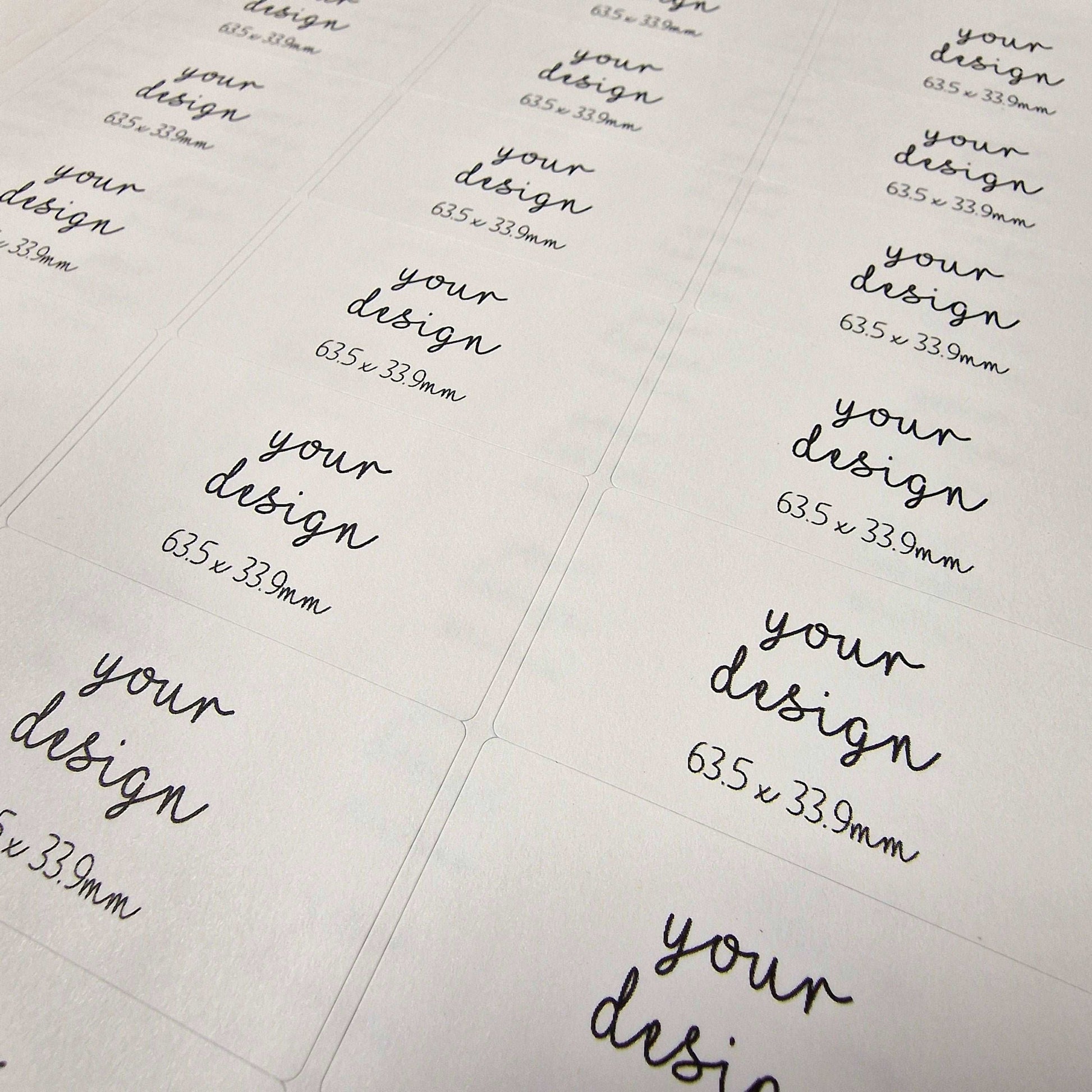 Plantable Seed Paper Rectangle 63 x 34 mm Biodegradable Sticker Labels  Little Green Paper Shop