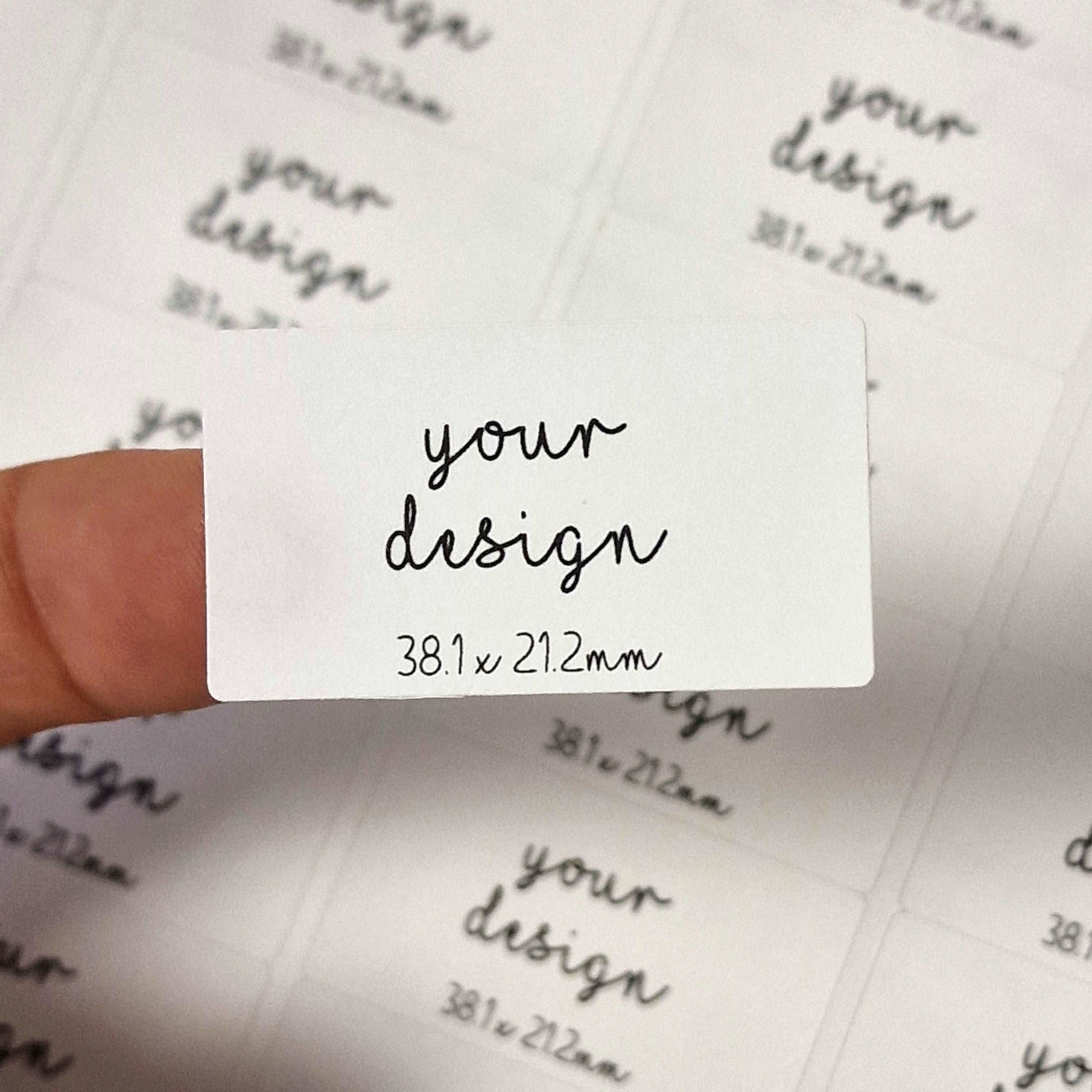 Plantable Seed Paper Rectangle 38 x 21 mm Biodegradable Sticker Labels  Little Green Paper Shop