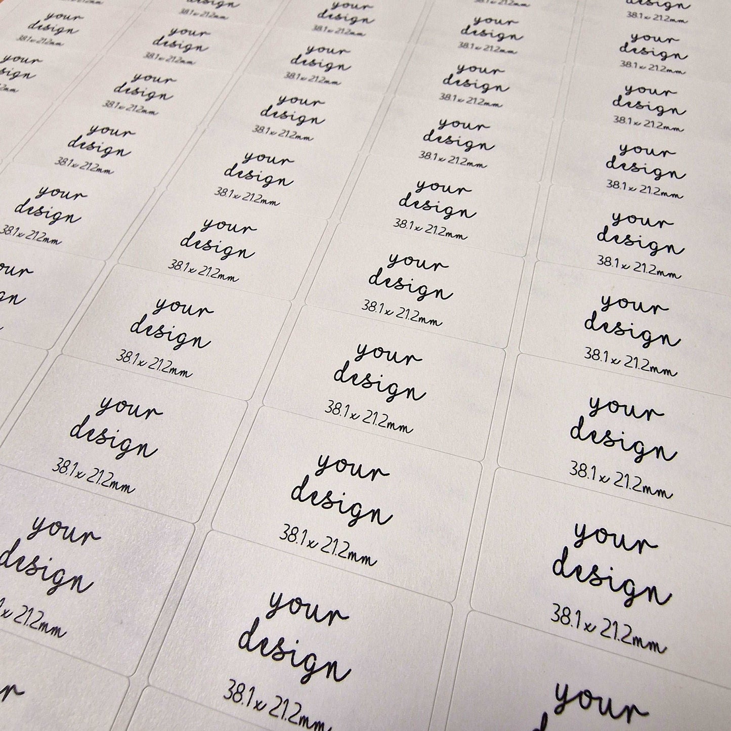 Plantable Seed Paper Rectangle 38 x 21 mm Biodegradable Sticker Labels  Little Green Paper Shop