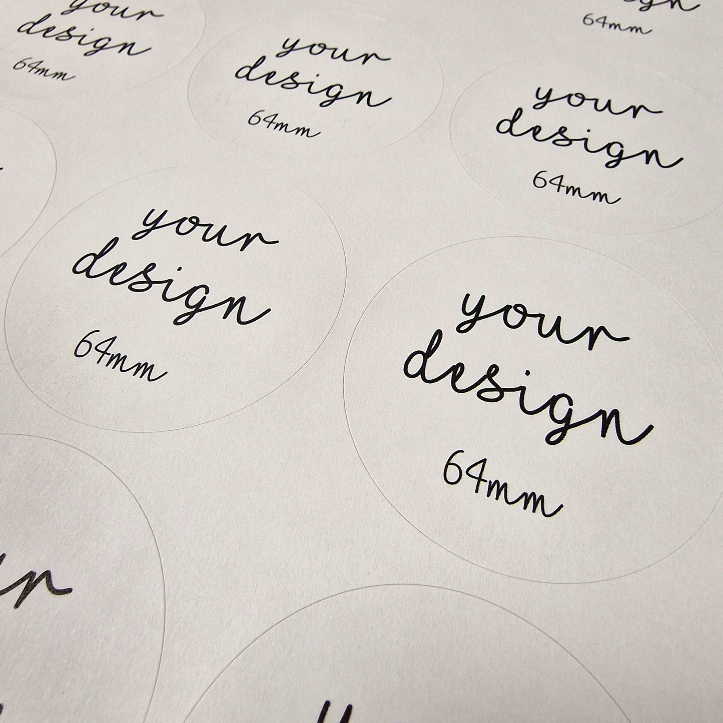 Plantable Seed Paper Round 64 mm Biodegradable Sticker Labels  Little Green Paper Shop