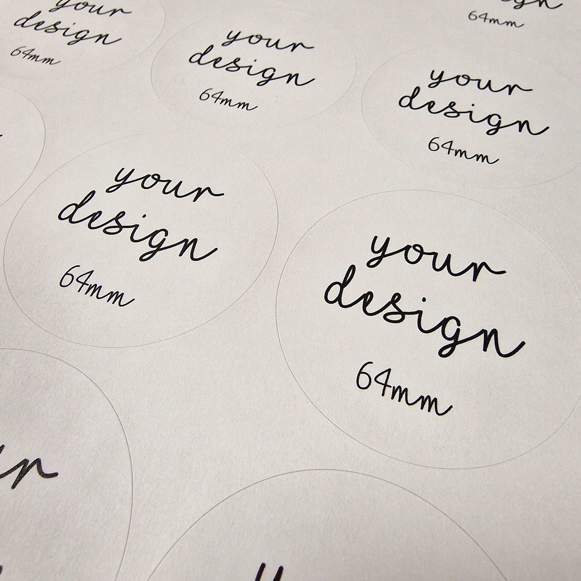 Plantable Seed Paper Round 64 mm Biodegradable Sticker Labels  Little Green Paper Shop