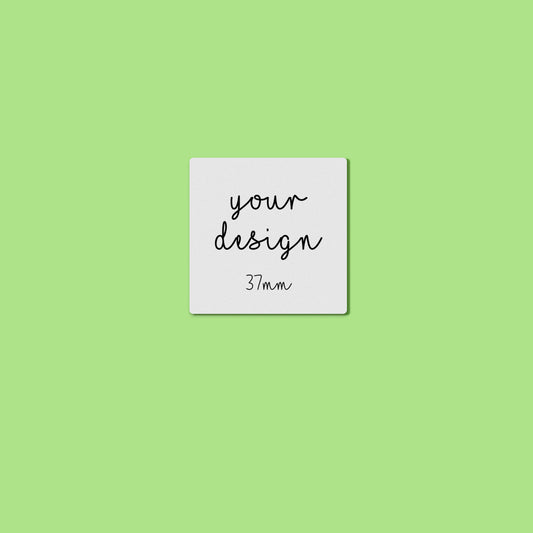 Plantable Seed Paper Square 37 x 37 mm Biodegradable Sticker Labels  Little Green Paper Shop