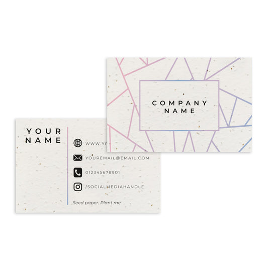 Eco business cards Little Green Paper Shop