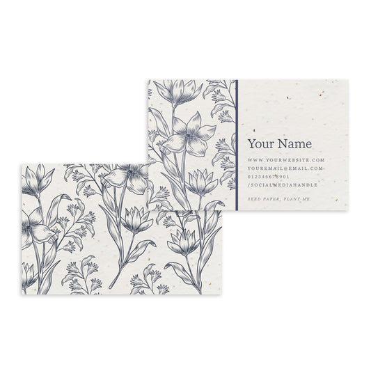 Eco-friendly Business Cards on Seed Paper | Little Green Paper Shop