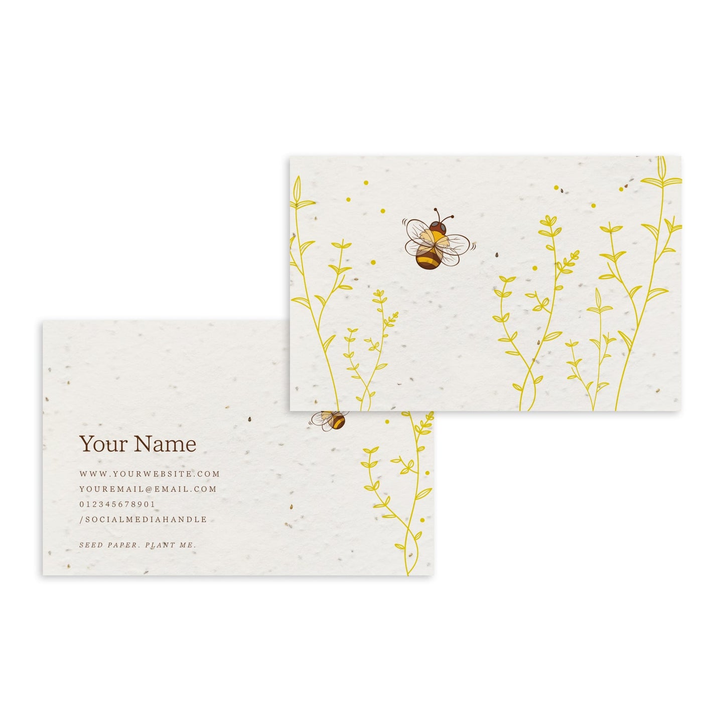 Eco business cards Little Green Paper Shop