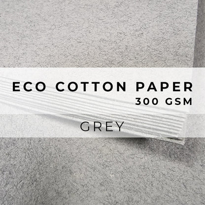Plantable Seed Paper ECO Cotton Range Paper - 300gsm Blank Paper Little Green Paper Shop