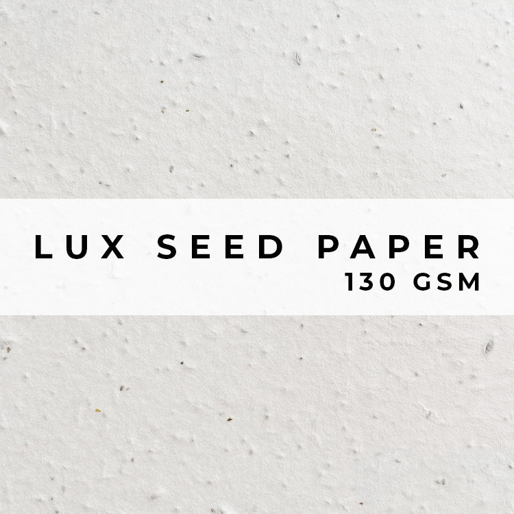 Blank Seed Paper Lux Plantable - 130gsm