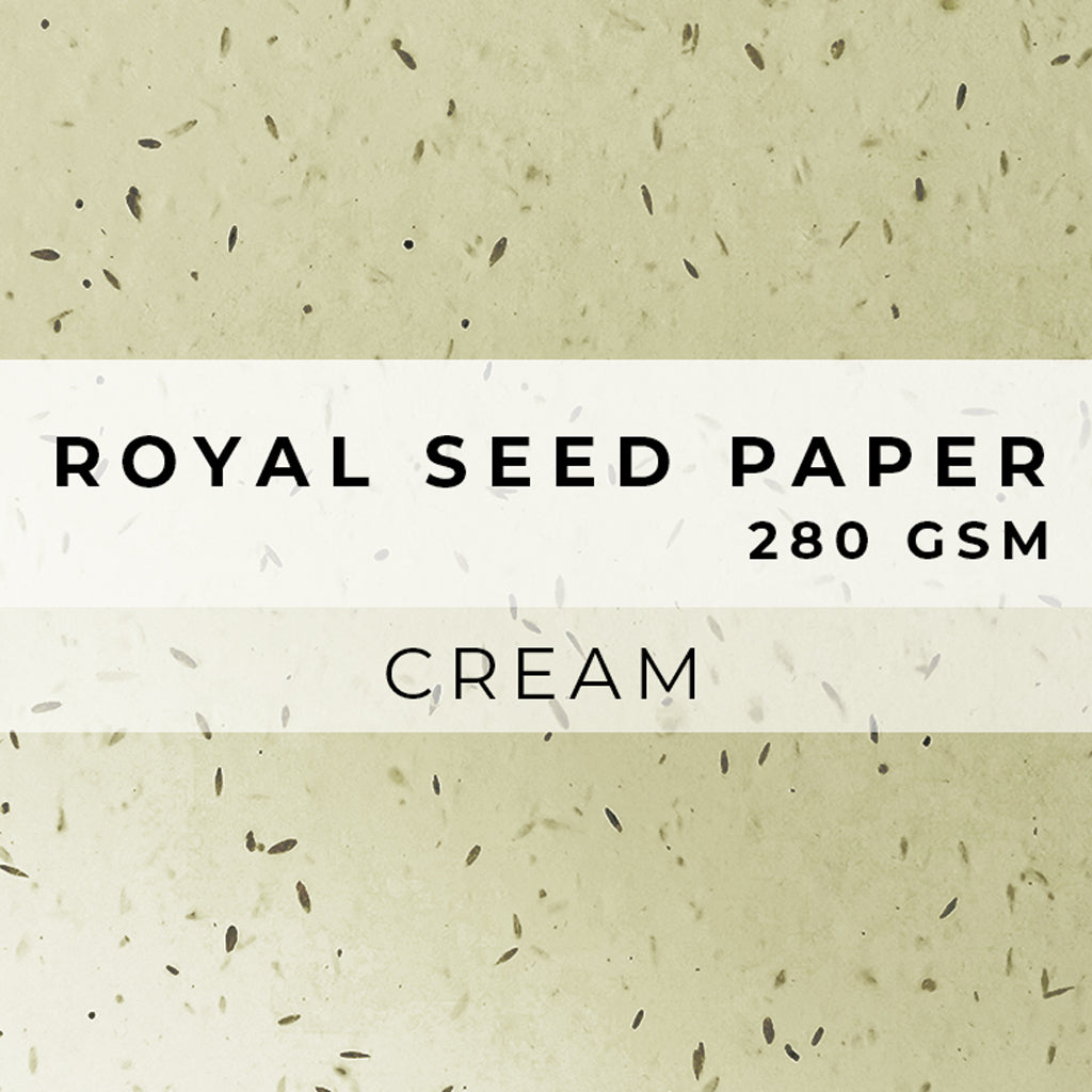UK Seed Paper ROYAL Plantable Paper - 280gsm Little Green Paper Shop