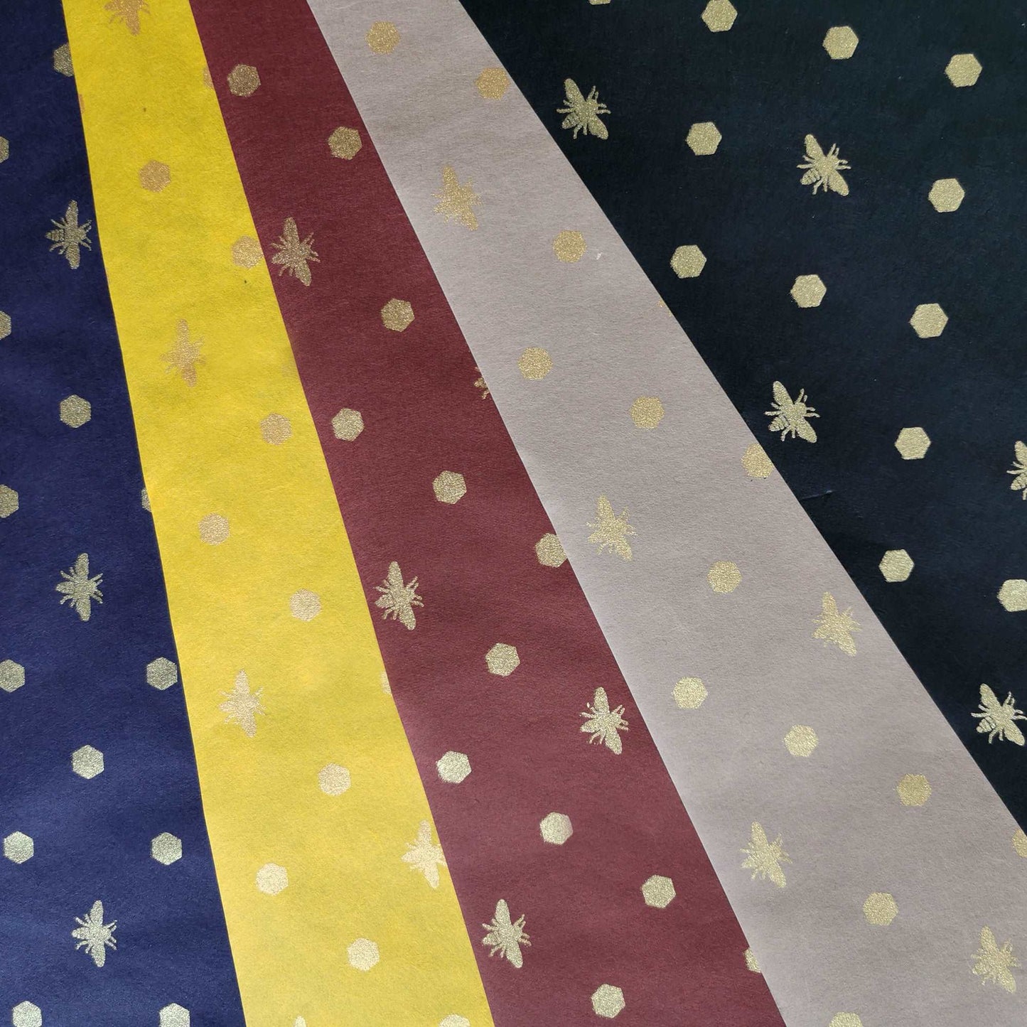 Plantable Seed Paper Eco-friendly Mulberry Wrapping Paper BEES - 100% Biodegradable Little Green Paper Shop