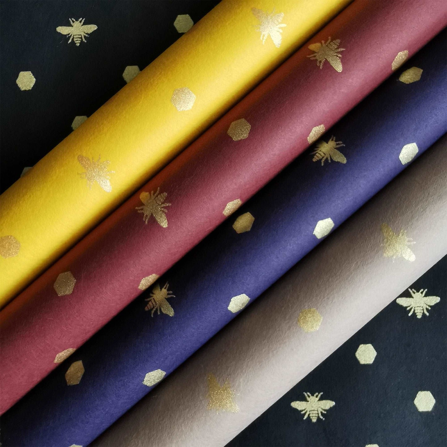 Plantable Seed Paper Eco-friendly Mulberry Wrapping Paper BEES - 100% Biodegradable Little Green Paper Shop