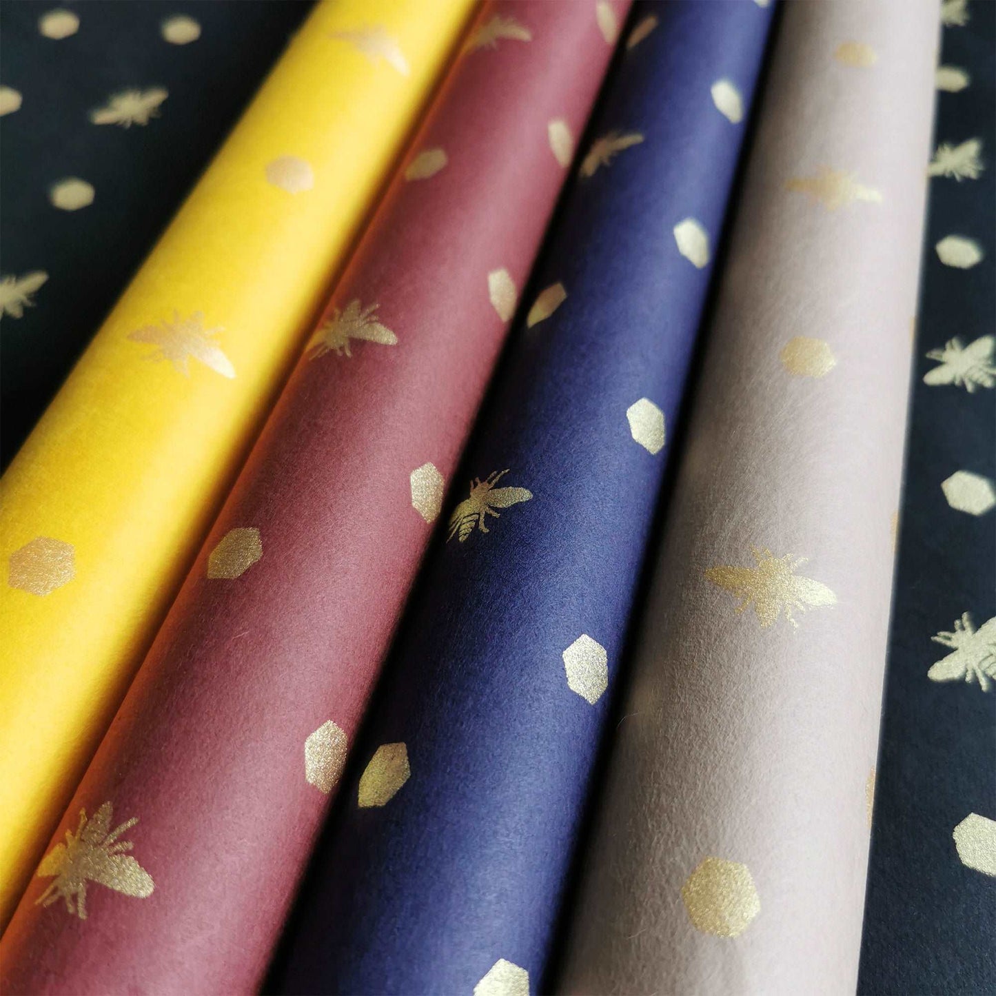 Plantable Seed Paper Eco-friendly Mulberry Wrapping Paper BEES - 100% Biodegradable Little Green Paper Shop
