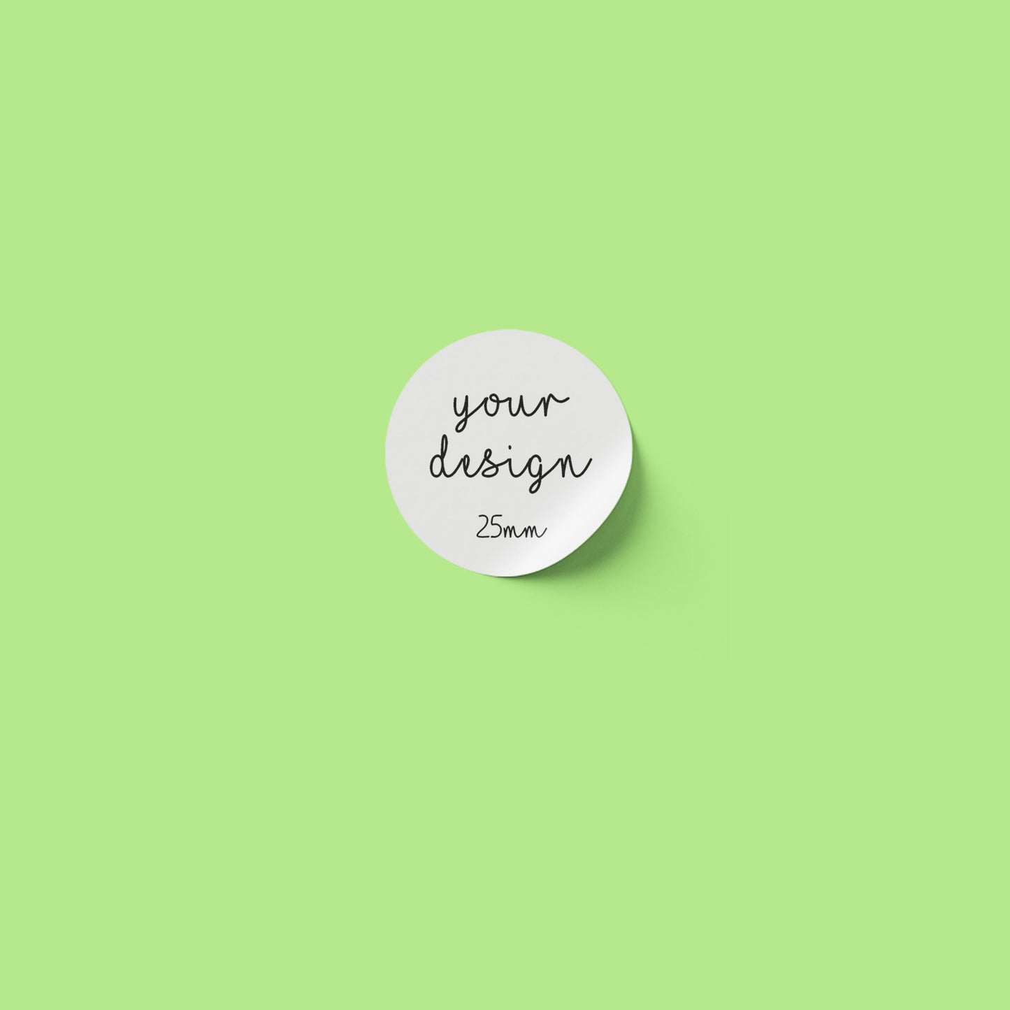 Plantable Seed Paper Round 25 mm Biodegradable Sticker Labels Little Green Paper Shop