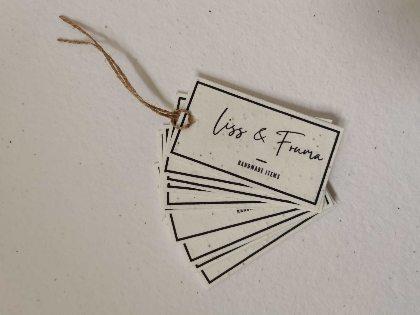 Plantable Seed Paper Seed Paper Tags - Corners Little Green Paper Shop