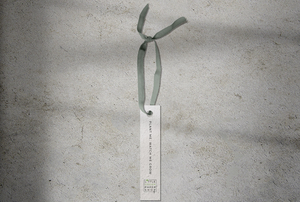 Plantable Seed Paper Tags - Thin Little Green Paper Shop
