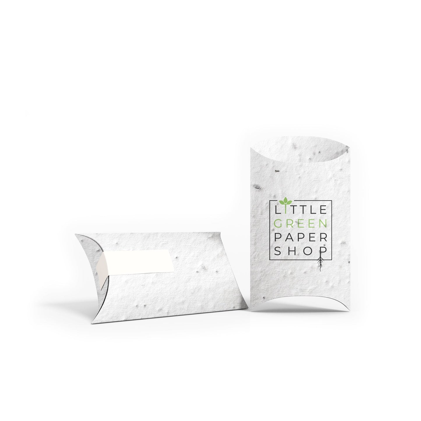 Plantable Seed Paper Medium Pillow Boxes - STOCK Little Green Paper Shop