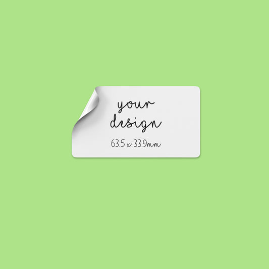 Plantable Seed Paper Rectangle 63 x 34 mm Biodegradable Sticker Labels  Little Green Paper Shop