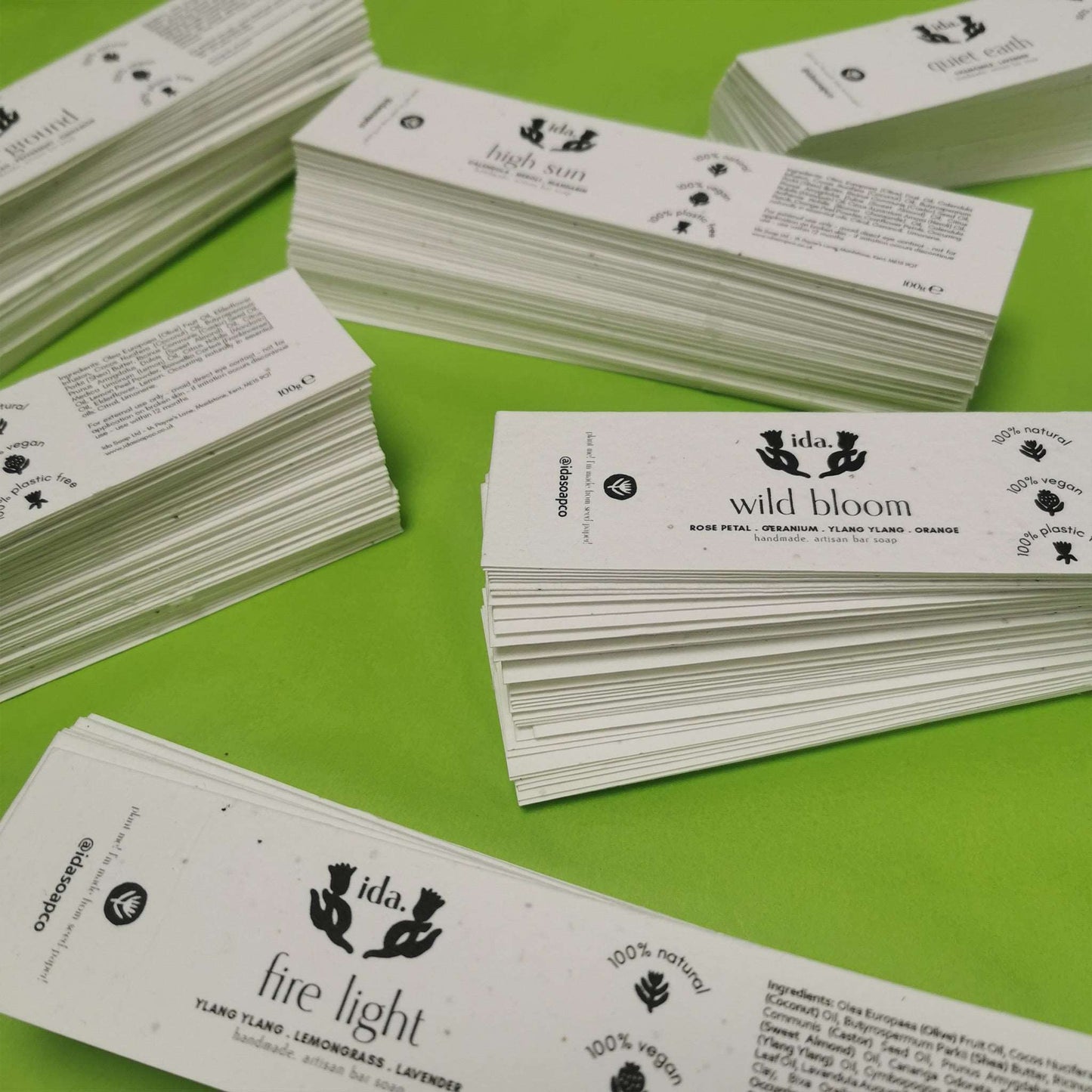 Seed Paper Soap Wraps
