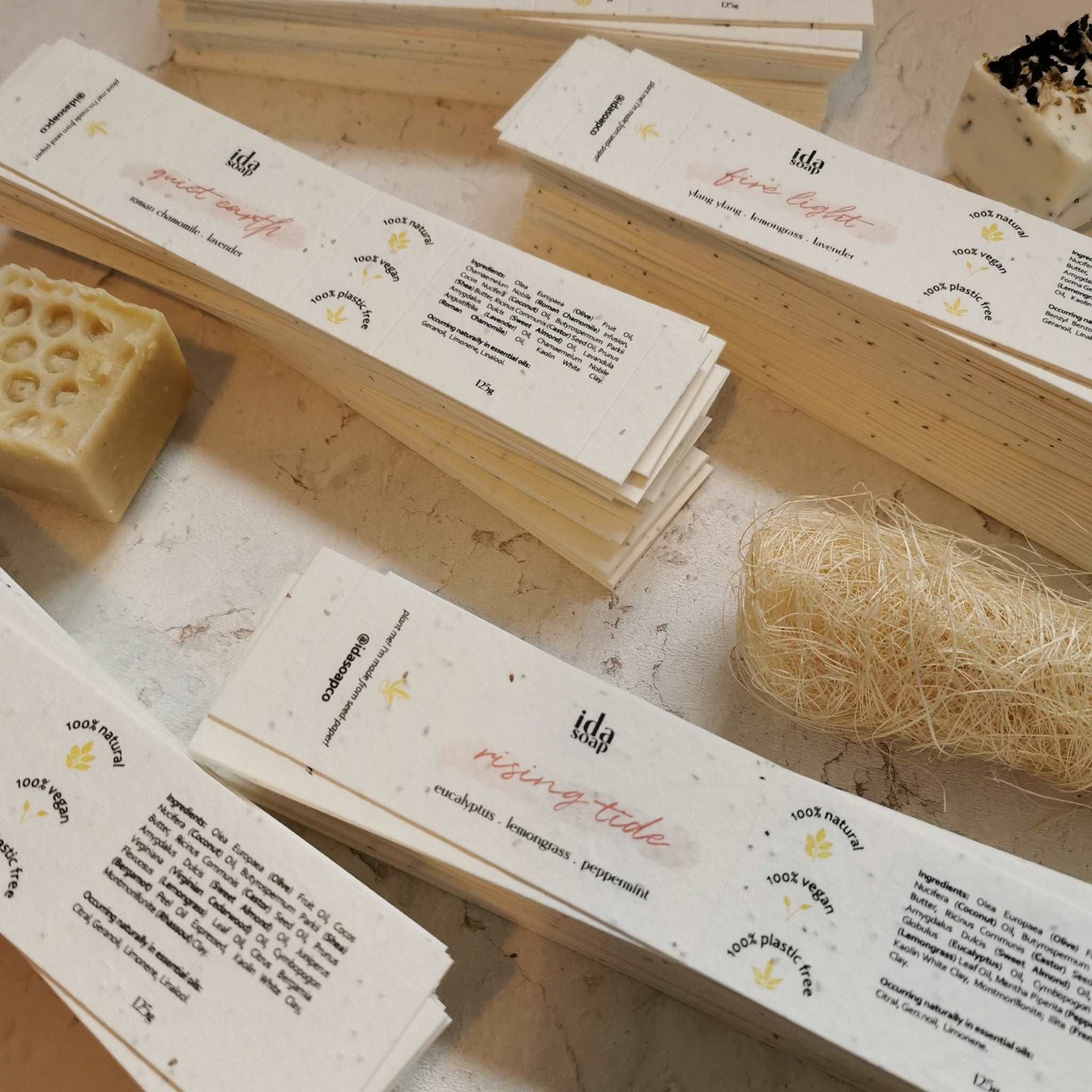 Seed Paper Soap Wraps