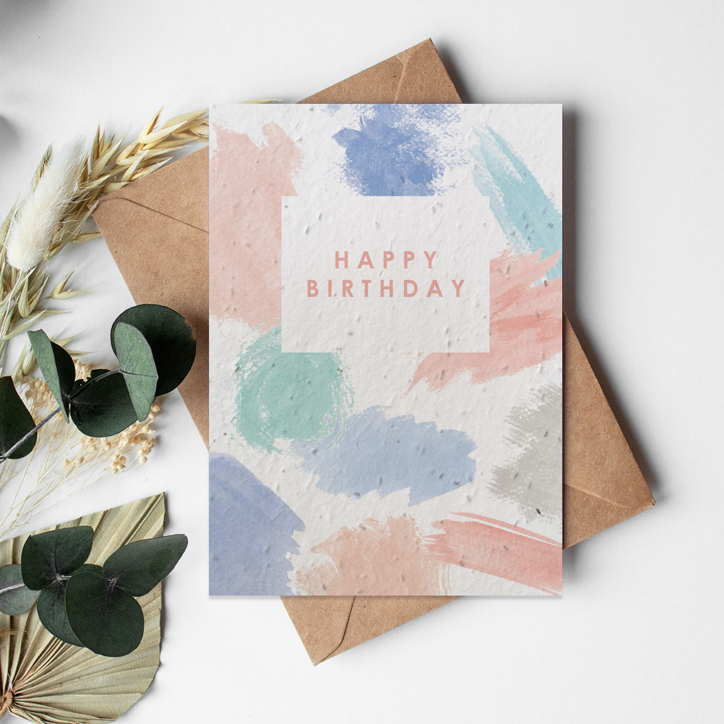 Watercolours - Happy Birthday - Light