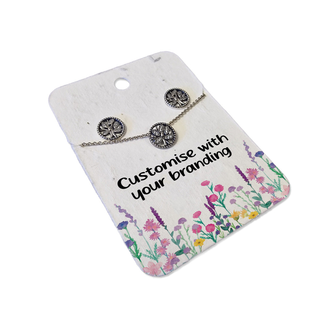 Earring and Necklace Backing Cards - Flat