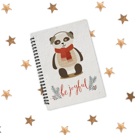 Plantable Christmas Notebook - Forest Friends