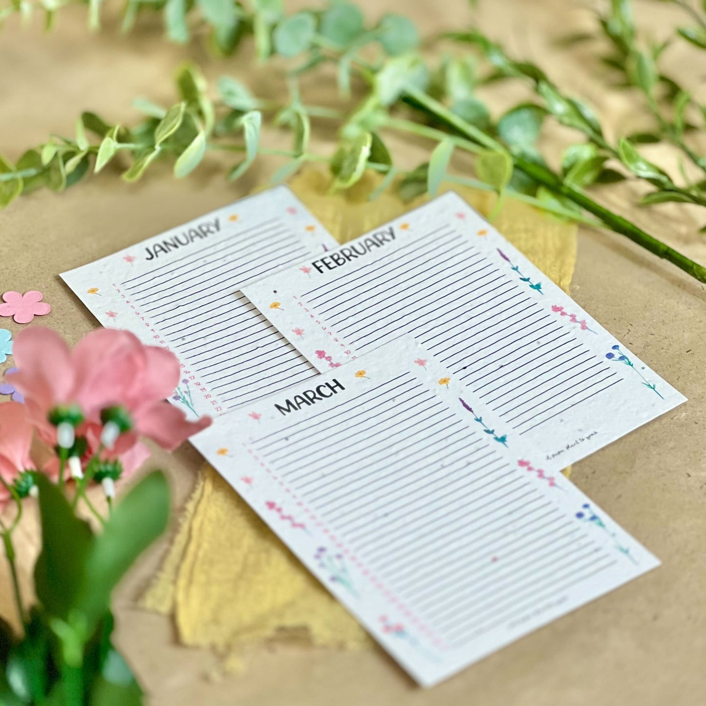 Plantable A6 Calendar