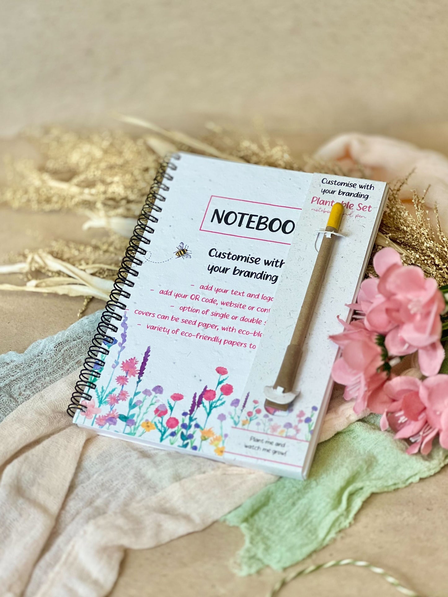 A5 Plantable Notebook & Pen Set