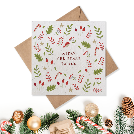 Christmas Card - Eat, Drink and Be Merry