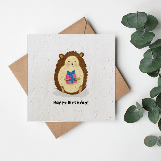 Cute Animals - Happy Birthday Hedgehog