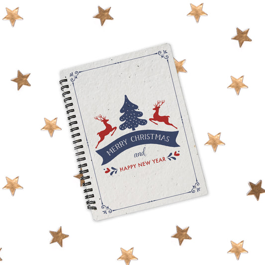 Plantable Christmas Notebook - Let It Snow