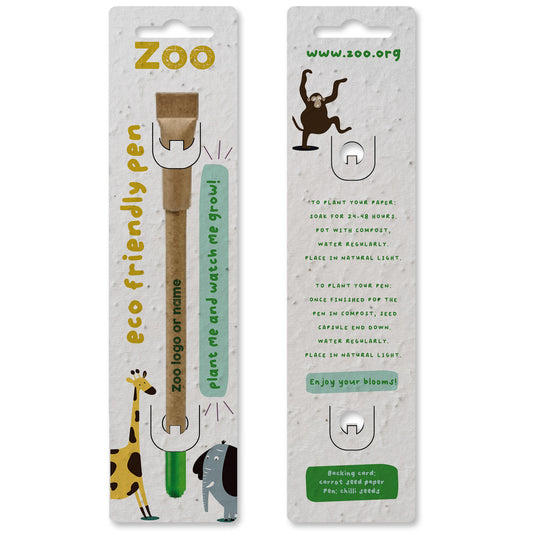 Customisable Eco-Friendly Plant-a-Pen BRANDED
