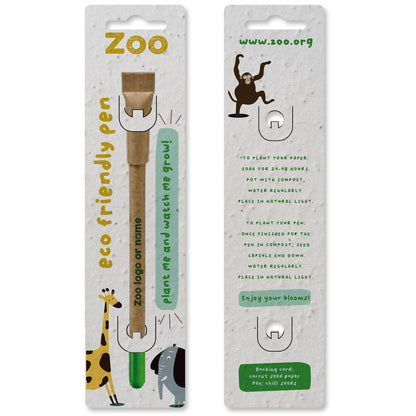 Customisable Eco-Friendly Plant-a-Pen (BRANDED PEN)