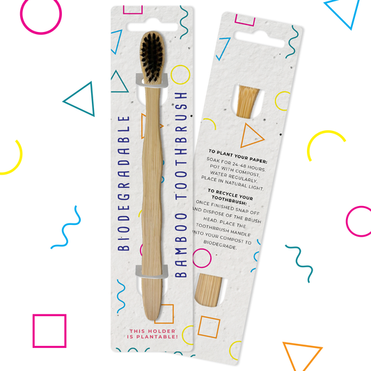 Eco-Friendly Bamboo Toothbrush - Let's Party!