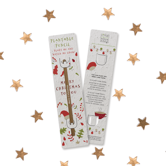 Eco-Friendly Christmas Plant-a-Pencil - Eat, Drink and Be Merry