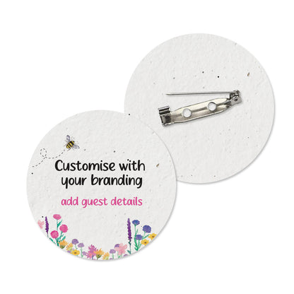 Pin Badge (with individual names)