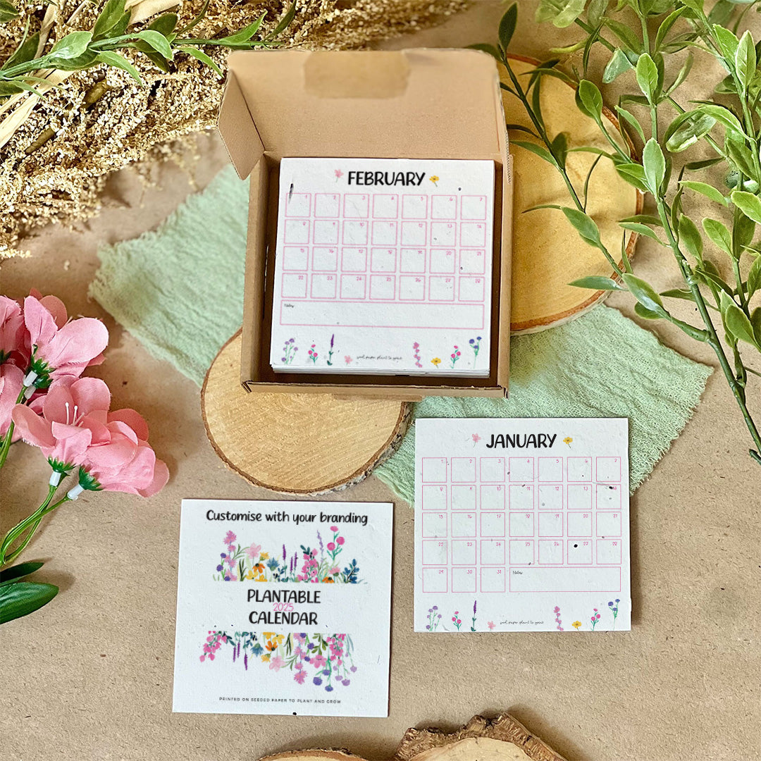 Plantable Desktop Calendar