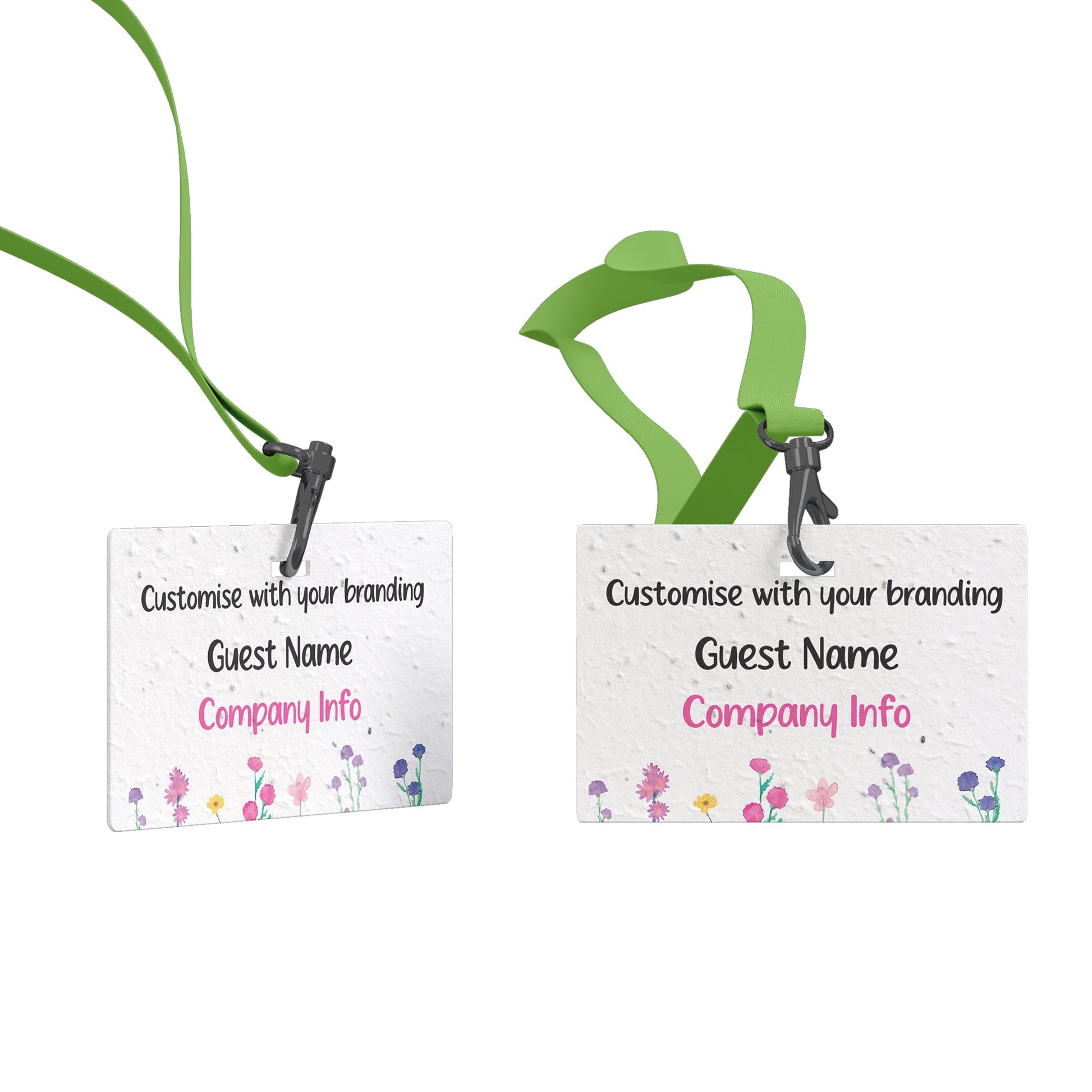 Sustainable Name Badges Seed Paper Conference Delegate ID Name Tags