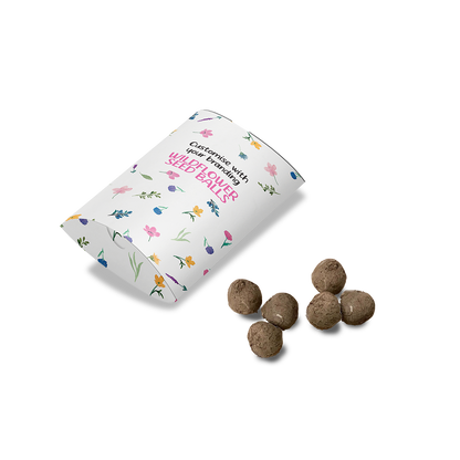 Seed Balls in a Pillow Box